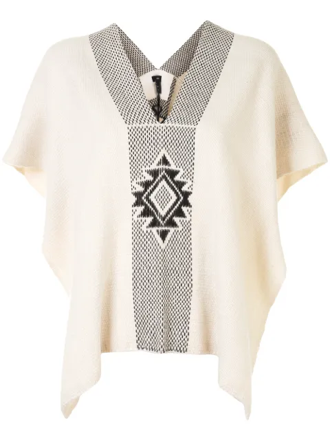 VOZ Manta Estrella knitted top White 38511178