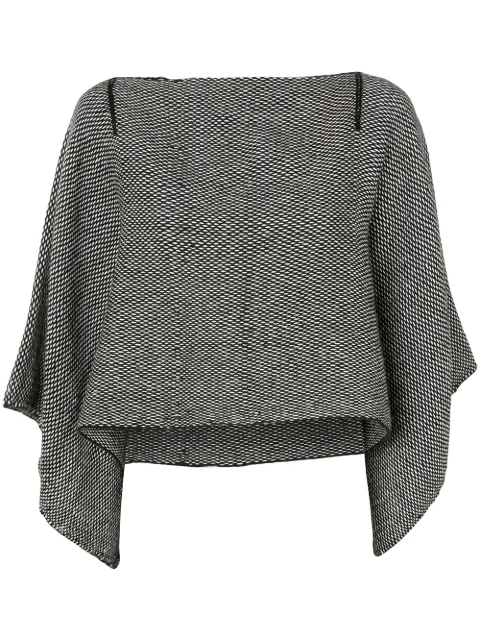 VOZ Lineas cropped jumper Black 59576147