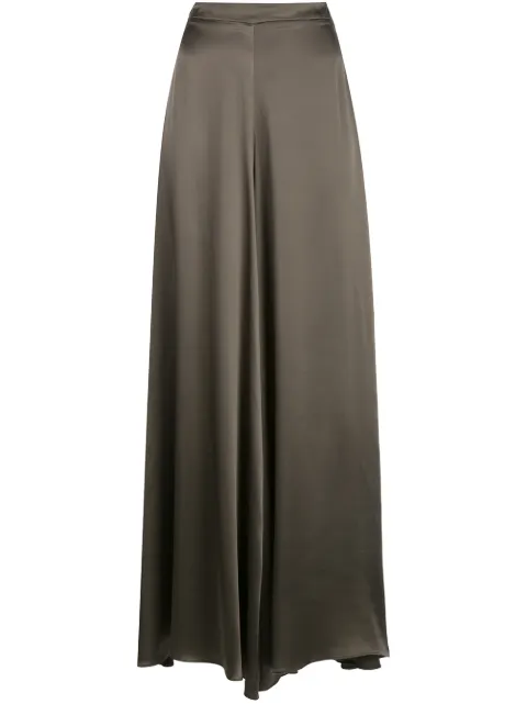 VOZ Charmeuse palazzo trousers Brown 47682899