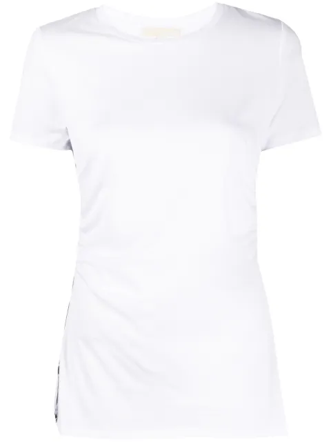 Michael Michael Kors ruched T-shirt White MS05MJW6TF