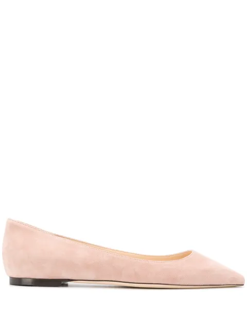 Jimmy Choo Romy ballerina shoe Pink ROMYFLATSUE