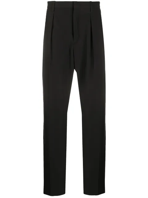 Valentino Garavani pleated detail trousers Black VRGB304WW
