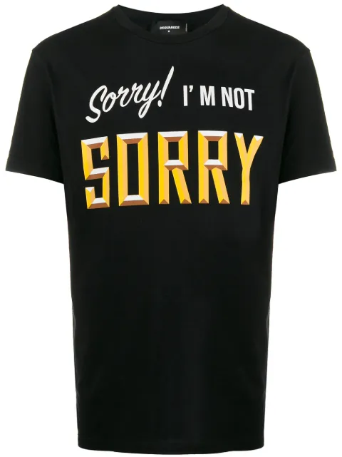 DSQUARED2 graphic print T-shirt Black S74GD0689S21600