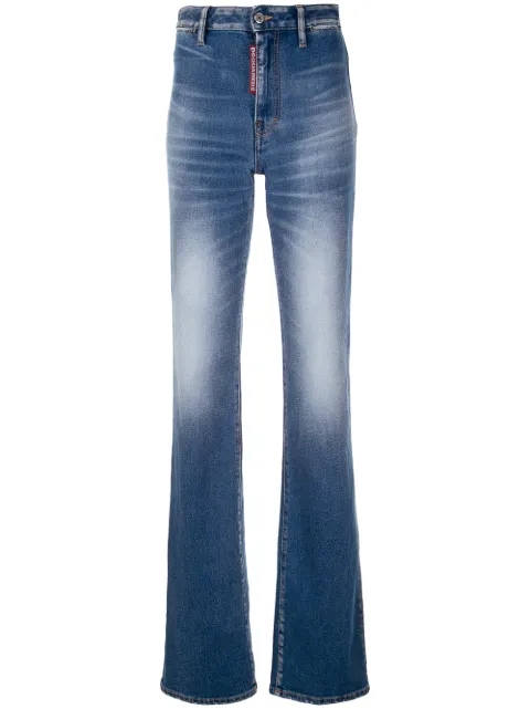 DSQUARED2 flared faded jeans Blue S75LB0310S30662