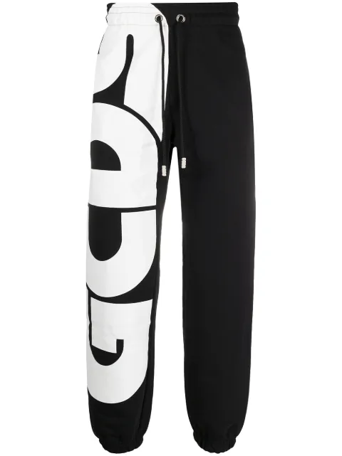 GCDS large logo print joggers Black CC94M031003