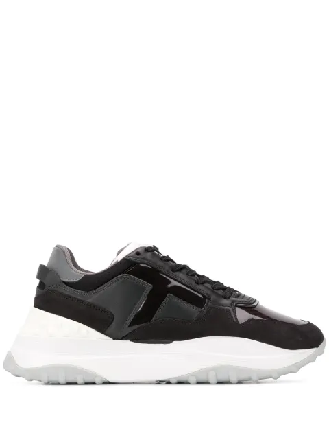 Tod's chunky leather sneakers Black XXW45B0BB51NK60ON5