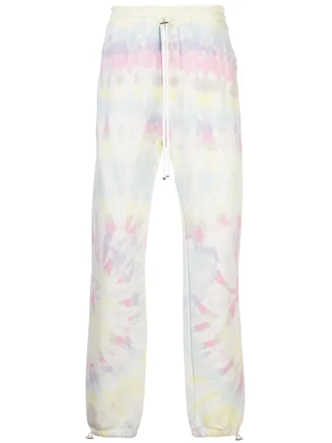 AMIRI drawstring tie-dye print joggers White Y0M09451TE