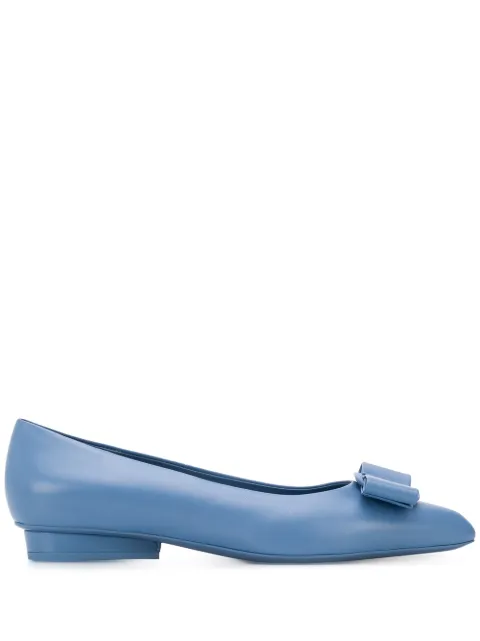 Ferragamo Viva ballerina shoes Blue 730604
