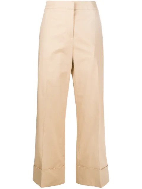 Boutique Moschino wide-leg trousers Neutrals 03131123A0019