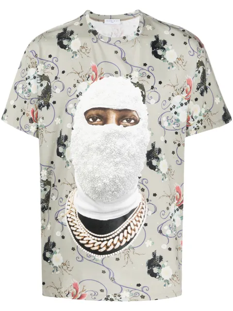 Ih Nom Uh Nit face print T-shirt Neutrals NUS20234089