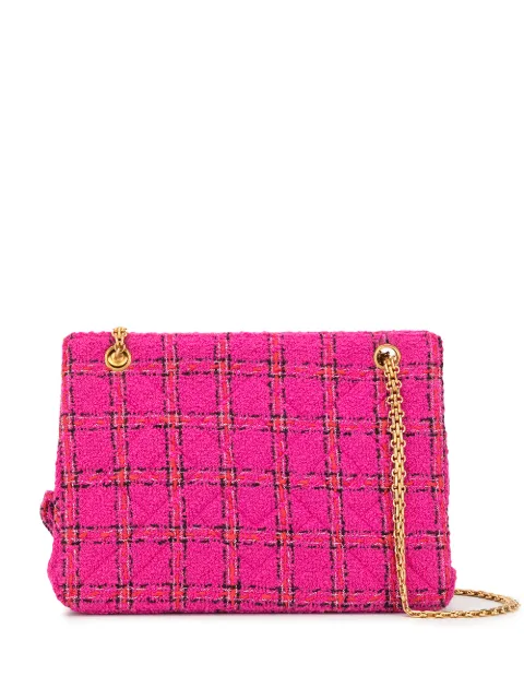 CHANEL Pre-Owned 1995 checked shoulder bag Pink 3714278