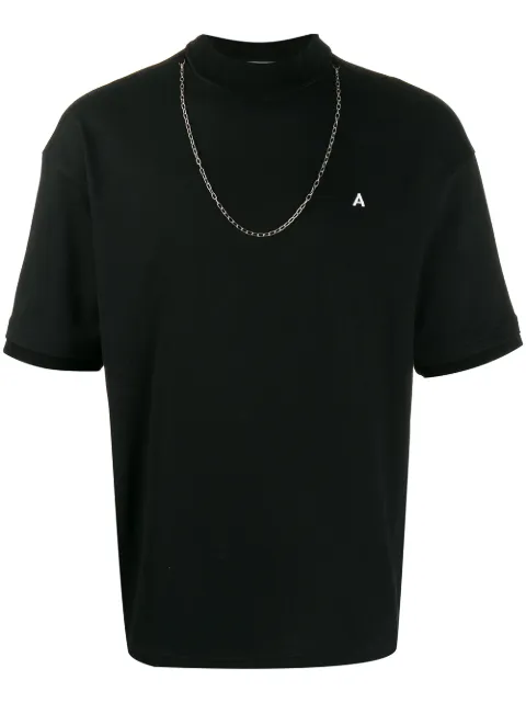 AMBUSH chain necklace T-shirt Black 12112076