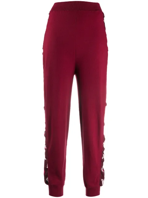 Stella McCartney side panelled track pants Red 601644S2201
