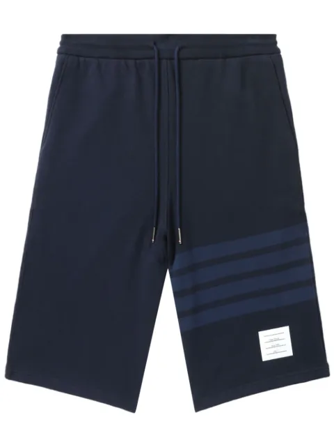 Thom Browne 4-Bar loopback track shorts Blue MJQ012A06910