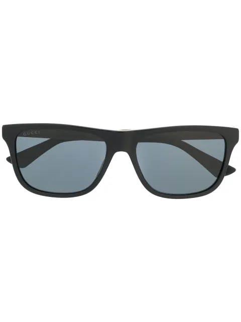 Gucci Eyewear rectangle-frame tinted sunglasses Black GG0687S001