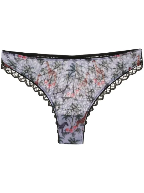 Dolci Follie Zebra brazilian briefs Black ZEBRABRAZILIANBRIEF