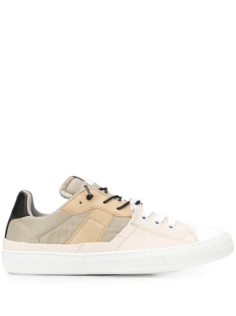 Maison Margiela panelled leather sneakers Green S37WS0480P2422
