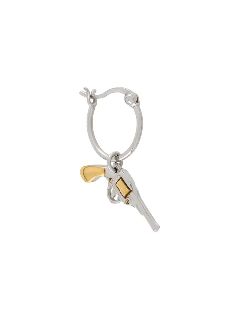 True Rocks small pistol hoop earring Silver MENSSILVERGOLDPISTOLONSILVERHOOP