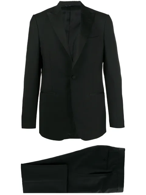 Dell'oglio fitted tuxedo suit Black GC503ZSRSS103N15155438