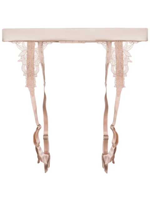 Fleur Of England Dahlia suspender belt Pink DAHLIASUSPENDERBELT