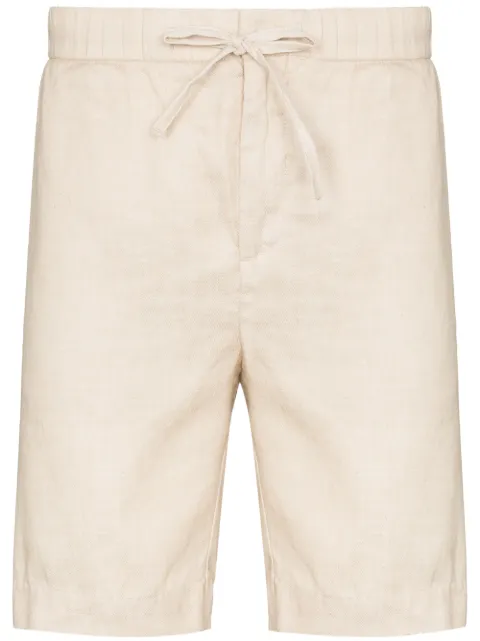 Frescobol Carioca drawstring-waist knee-length shorts Neutrals 1241368