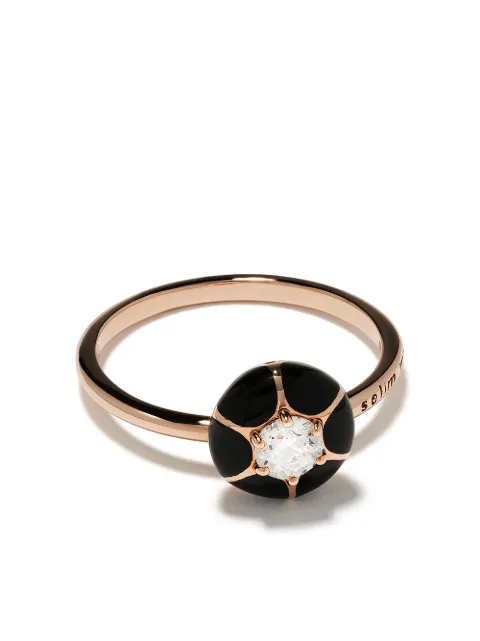 Selim Mouzannar 18kt rose gold diamond Petal ring Pink LF101129N