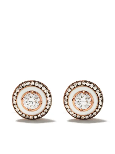 Selim Mouzannar 18kt rose gold diamond Mina earrings Pink MNRI0412825A3