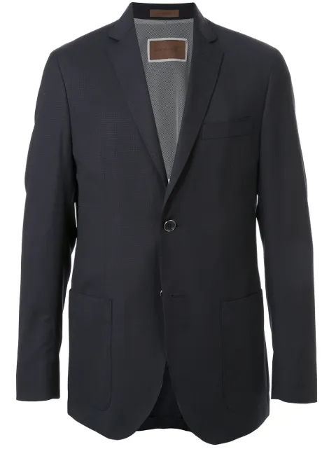 Corneliani long sleeve water-repellent blazer Blue 85X5100113103