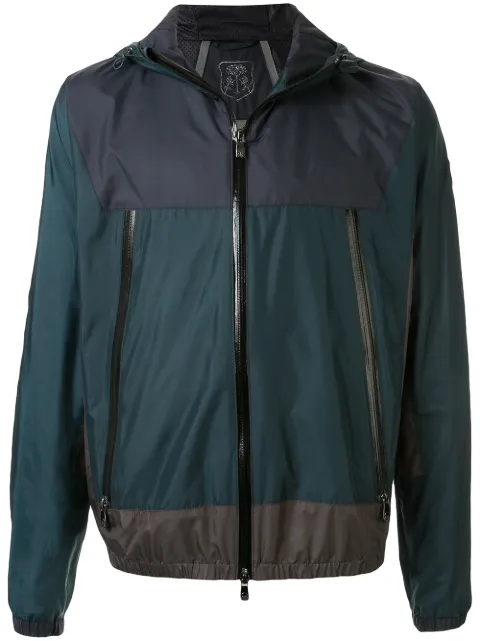 Corneliani oversize zip windbreaker Green 85L5Z40120143