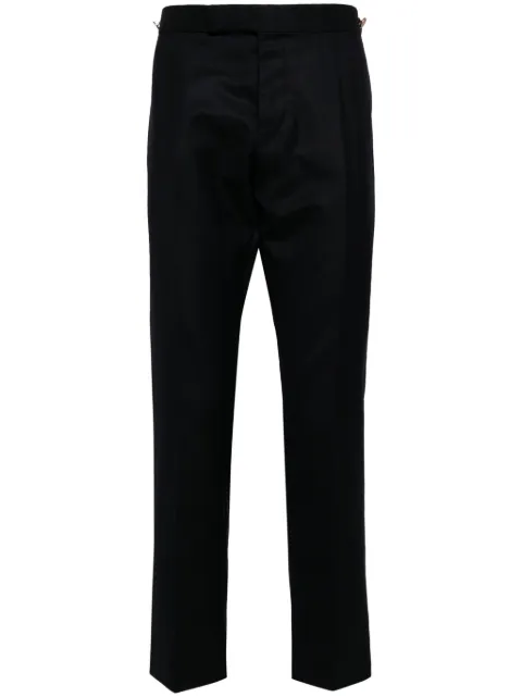 Thom Browne Super 120's twill low rise trousers Blue MTC159A00626