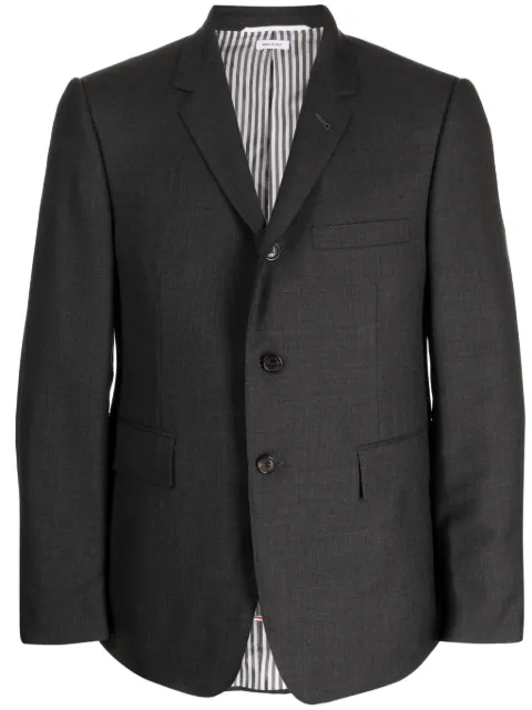 Thom Browne Super 120s single-breasted blazer Grey MJC001A00626
