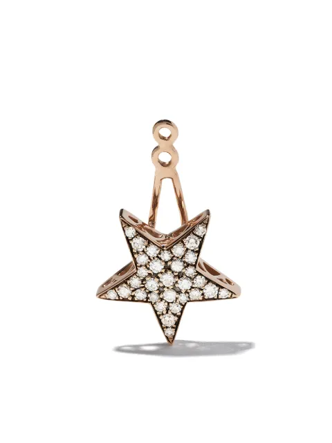 Selim Mouzannar 18kt rose gold diamond Star ear jacket Pink IS104121475EJ1