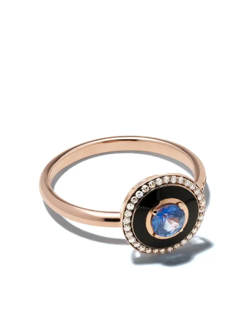 Selim Mouzannar 18kt rose gold sapphire diamond Mina ring Pink MNRN0112M105A1