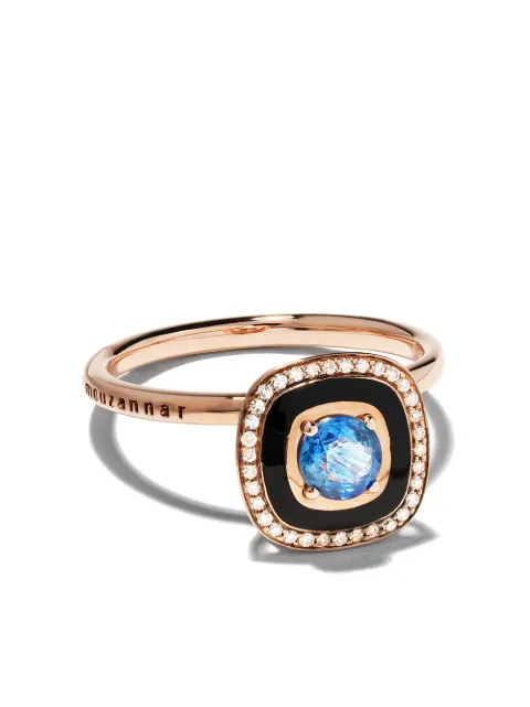 Selim Mouzannar 18kt rose gold sapphire diamond Mina ring Pink MNCN0112M105A1