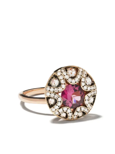 Selim Mouzannar 18kt rose gold diamond rhodolite Mille et Une Nuits ring Pink ML10128B15P1