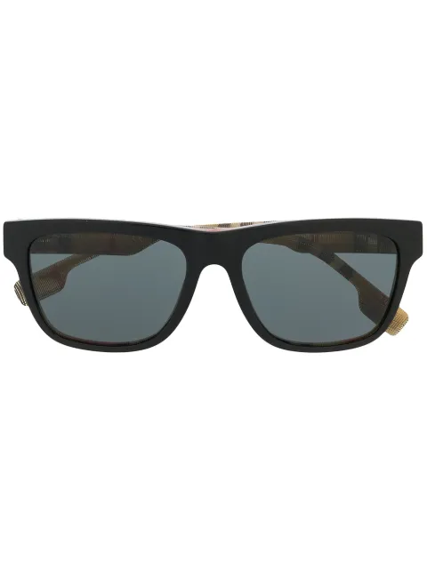 Burberry Eyewear Vintage Check square frame sunglasses Black 0BE4293