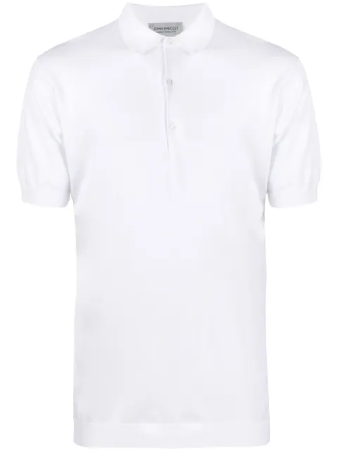 John Smedley straight polo shirt White ADRIAN