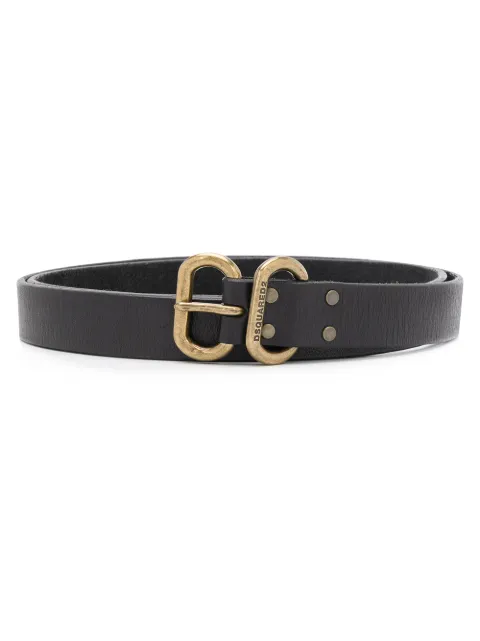 DSQUARED2 double buckle belt Black BEM028301502402