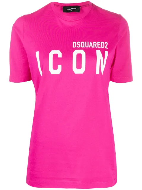 DSQUARED2 printed logo T-shirt Pink S80GC0003S23009