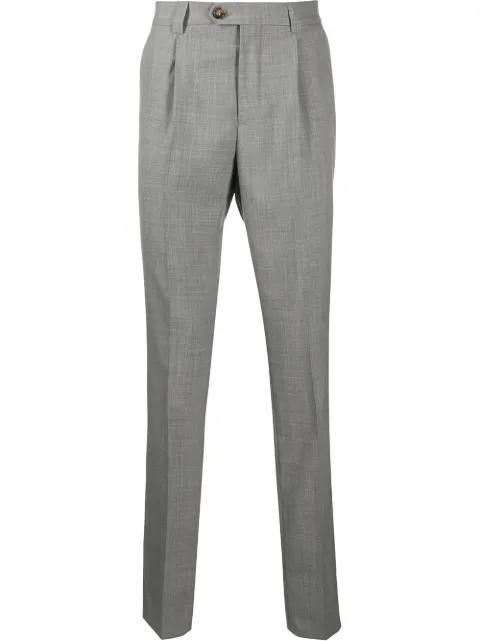 Brunello Cucinelli mid-rise tailored trousers Grey M032PE1450C078