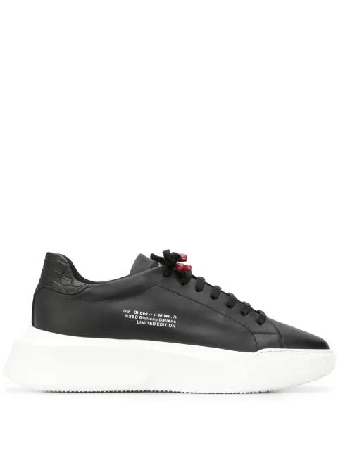 Giuliano Galiano Nemesis low-top sneakers Black NEMESIS2NAPPANAPPACOCCO