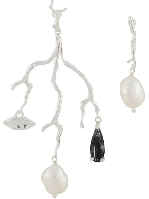 Wouters & Hendrix Reves de Reves branch earrings Silver ODRS19T