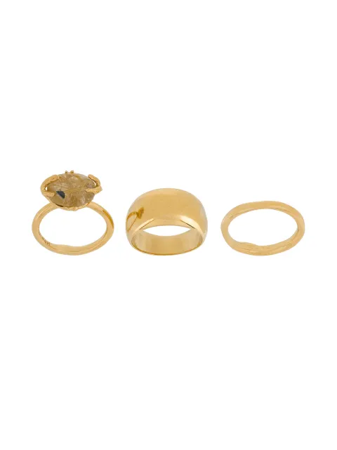 Wouters & Hendrix set of three rings Gold RDR13R