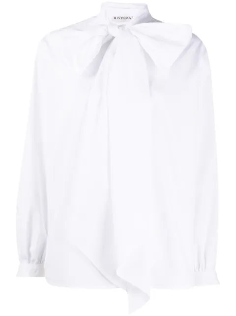 Givenchy pussy-bow blouse White BW60KZ111N