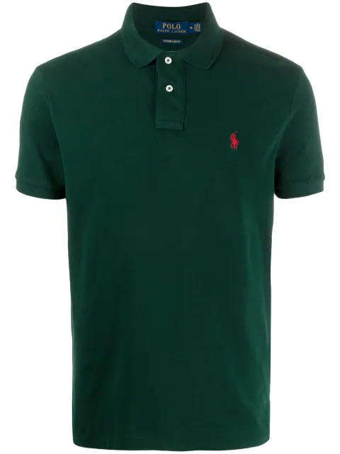 Polo Ralph Lauren logo-embroidered piqué polo shirt Green 710782592015