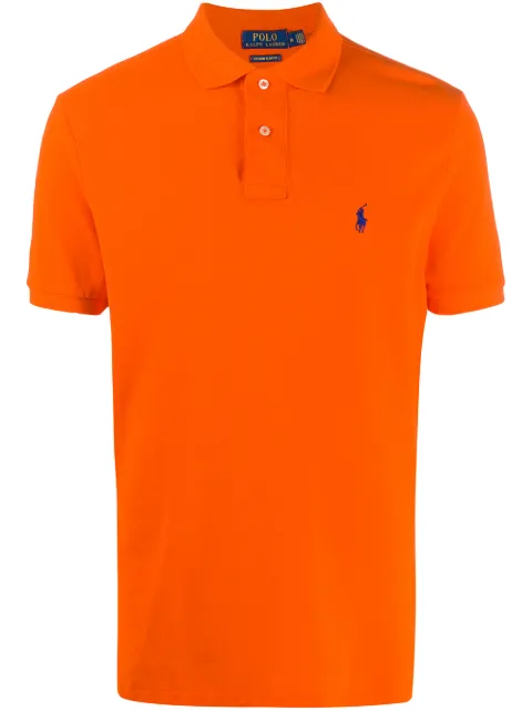Polo Ralph Lauren logo-embroidered piqué polo shirt Orange 710782592024