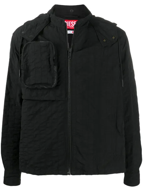 A-COLD-WALL* relaxed-fit hooded jacket Black ACWSH03BLK