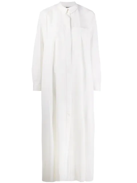 Maison Rabih Kayrouz chest pocket shirt dress White LD1208105