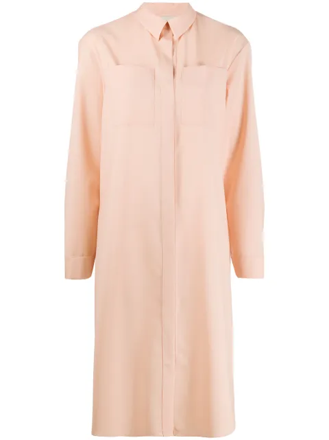 Maison Rabih Kayrouz chest pocket shirt dress Pink SD1208