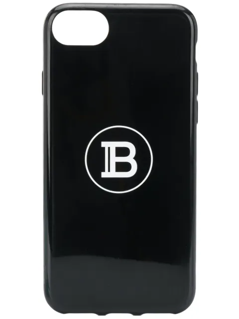 Balmain logo print iPhone 6/7/8 case Black TN1M004PSIC